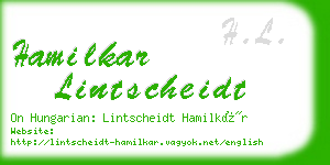 hamilkar lintscheidt business card
